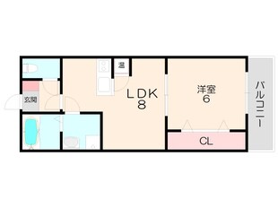 サンプレミアム江坂の物件間取画像